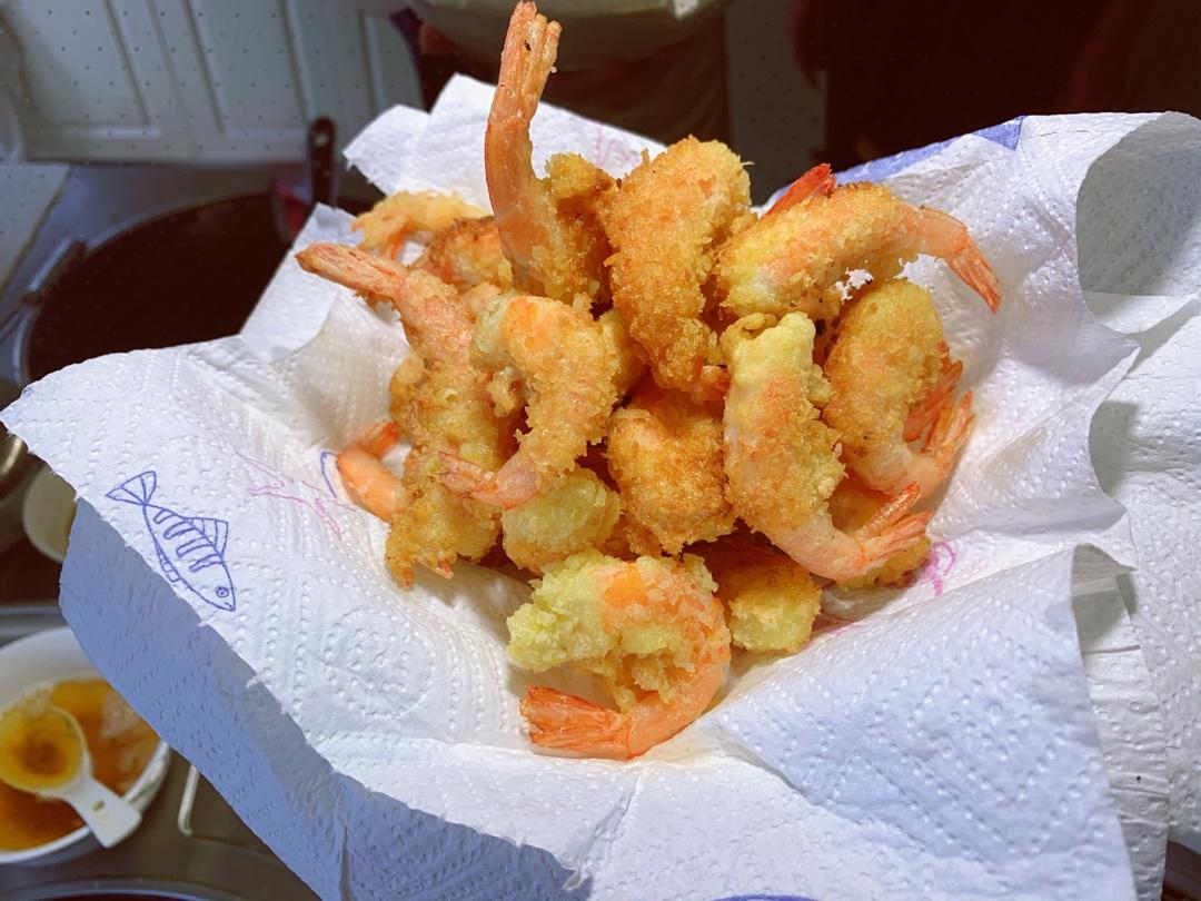 面包糠炸虾