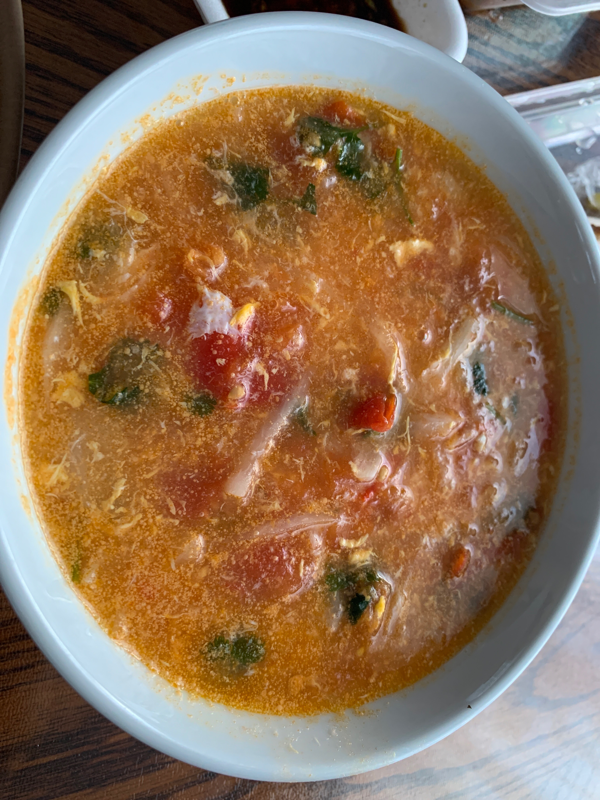 西红柿萝卜疙瘩汤