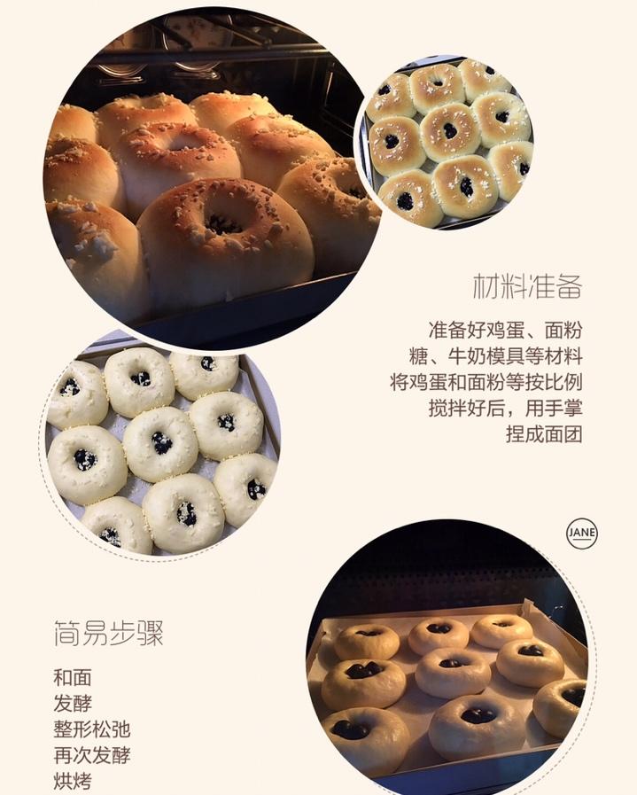 蓝莓蓝莓我爱你～蓝莓爆浆面包