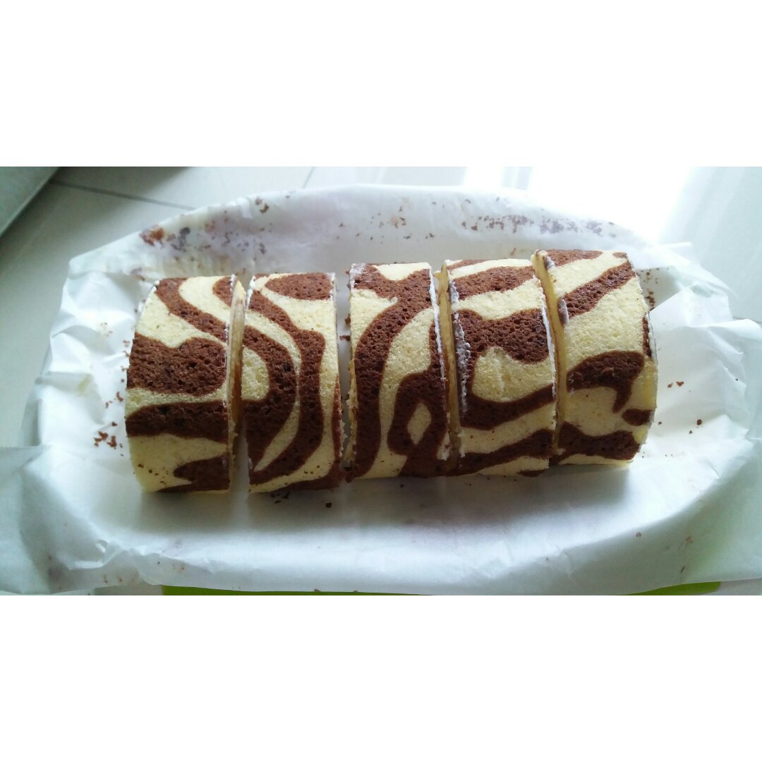 超萌长颈鹿蛋糕卷