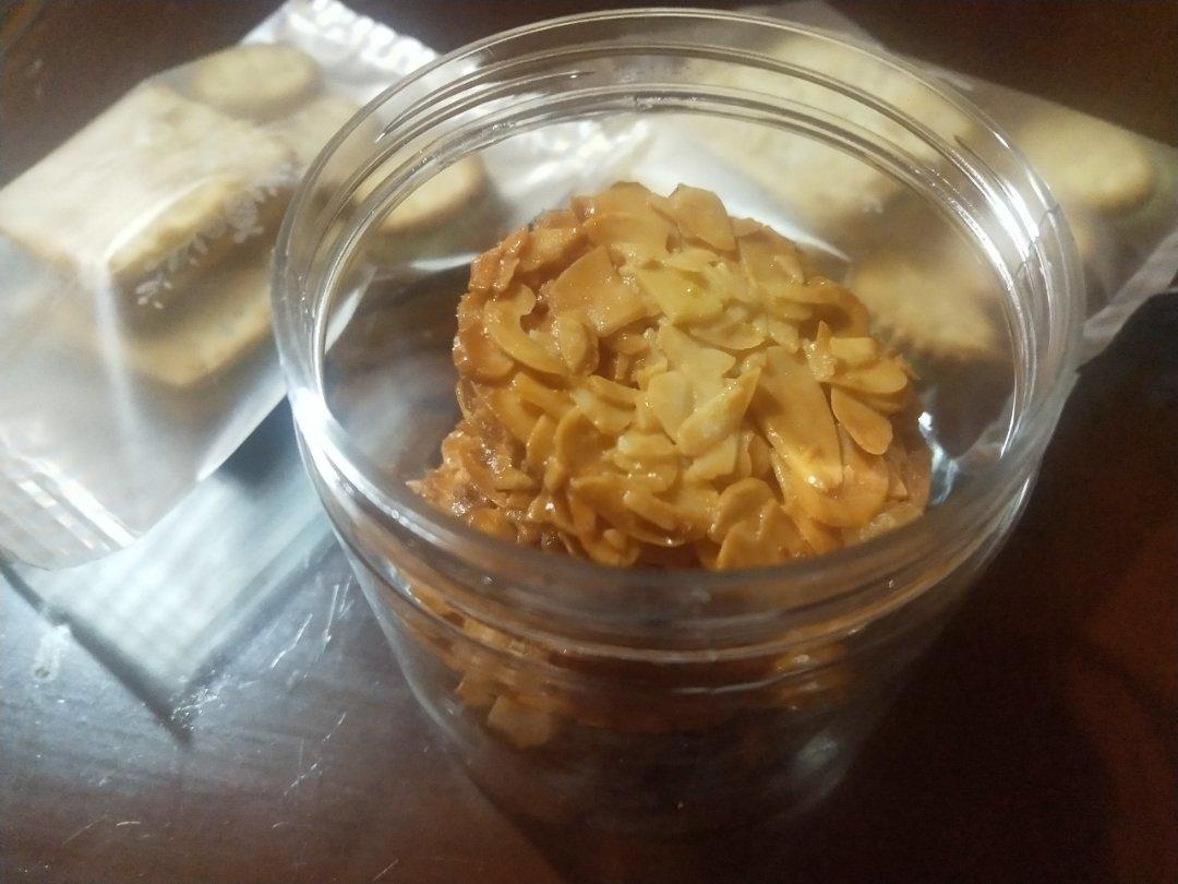 焦糖脆脆杏仁瓦片