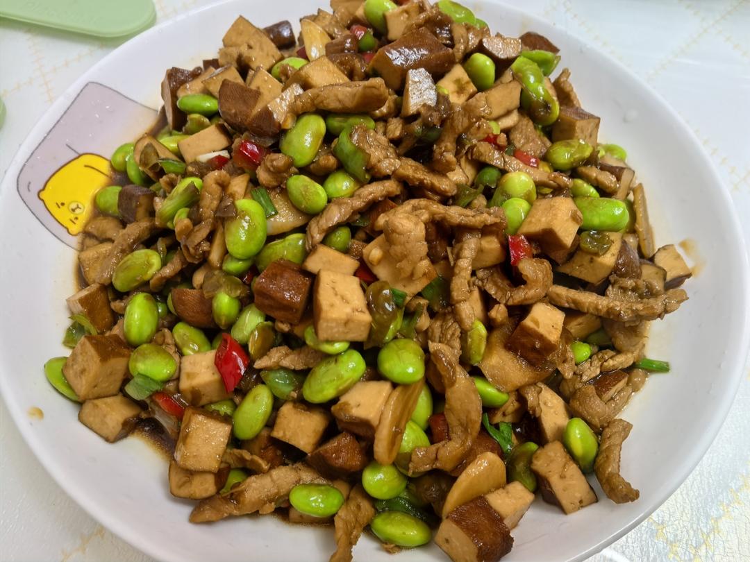 毛豆炒香干｜家常小炒