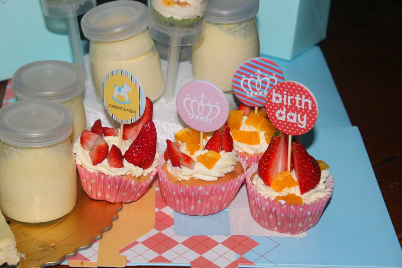 清新莓果奶油cupcake