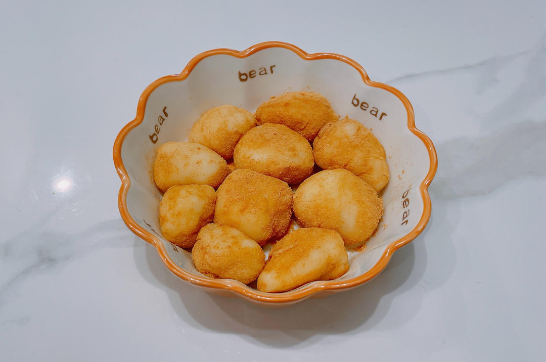 微波炉五分钟日式黄豆粉糯米糍 kinako mochi