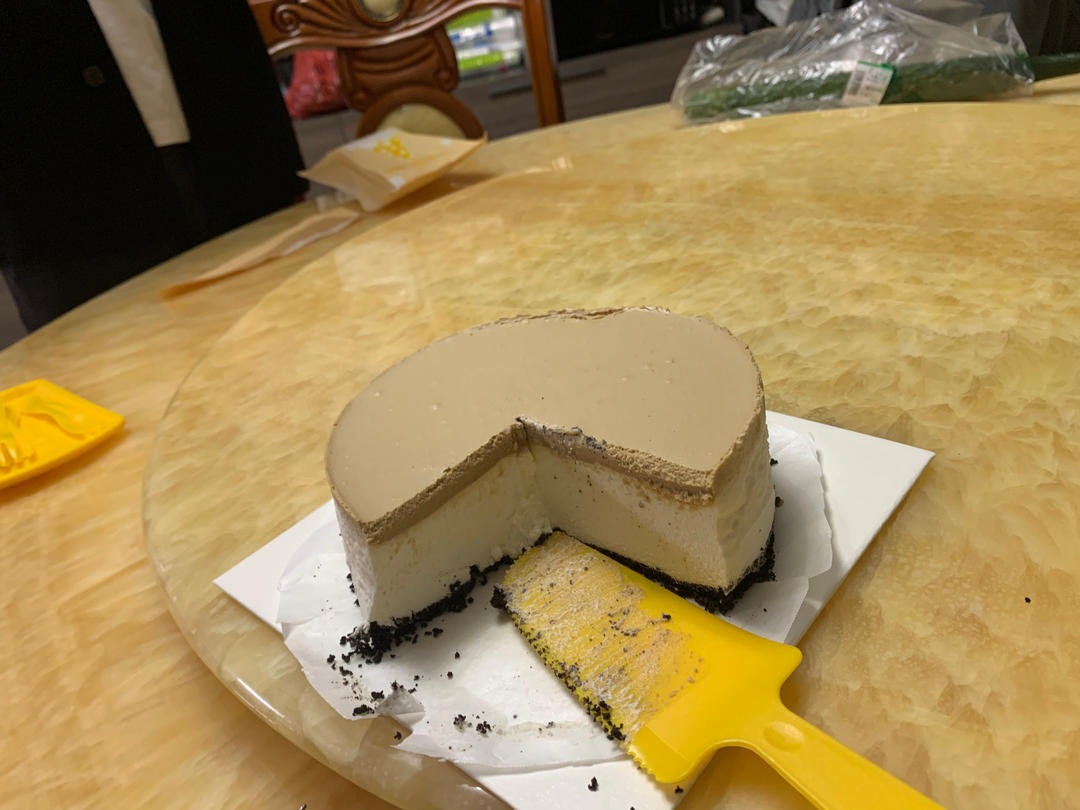 生椰拿铁慕斯蛋糕☕️固体yyds🥥椰香浓郁