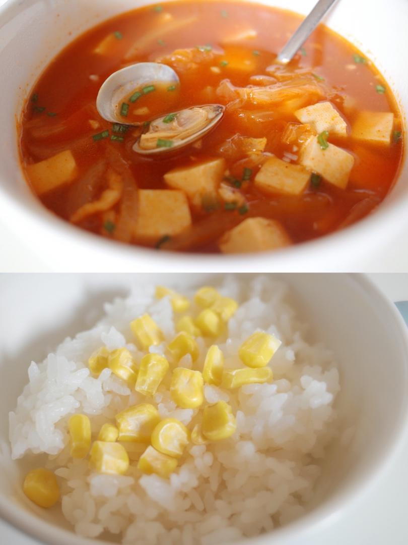 ✨快手一人食✨海鲜豆腐泡菜汤❗️