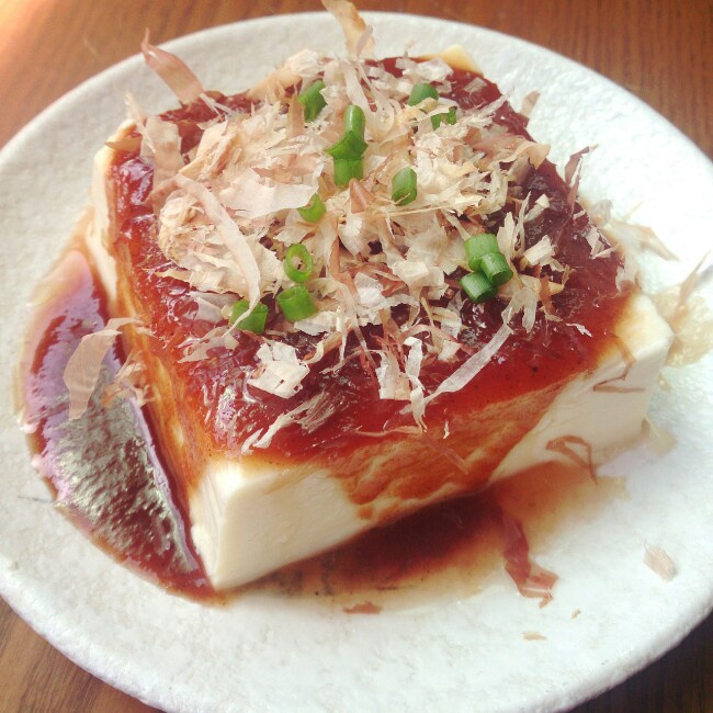 日式凉拌豆腐（冷や奴）
