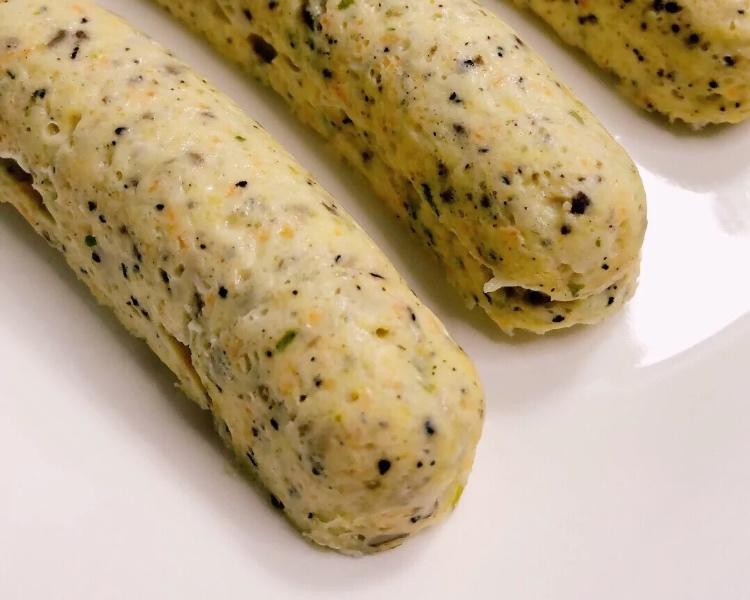 婴儿辅食香菇鸡肉肠的做法