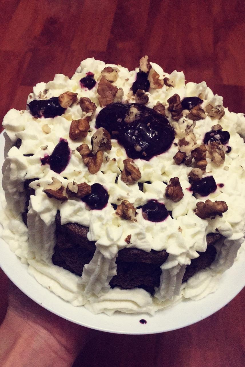 六寸抹茶戚风蛋糕