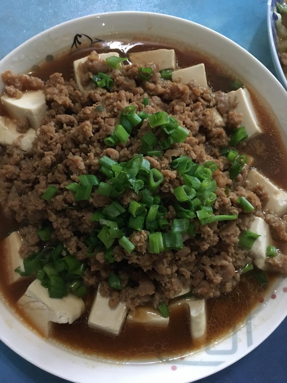 肉末蒸豆腐