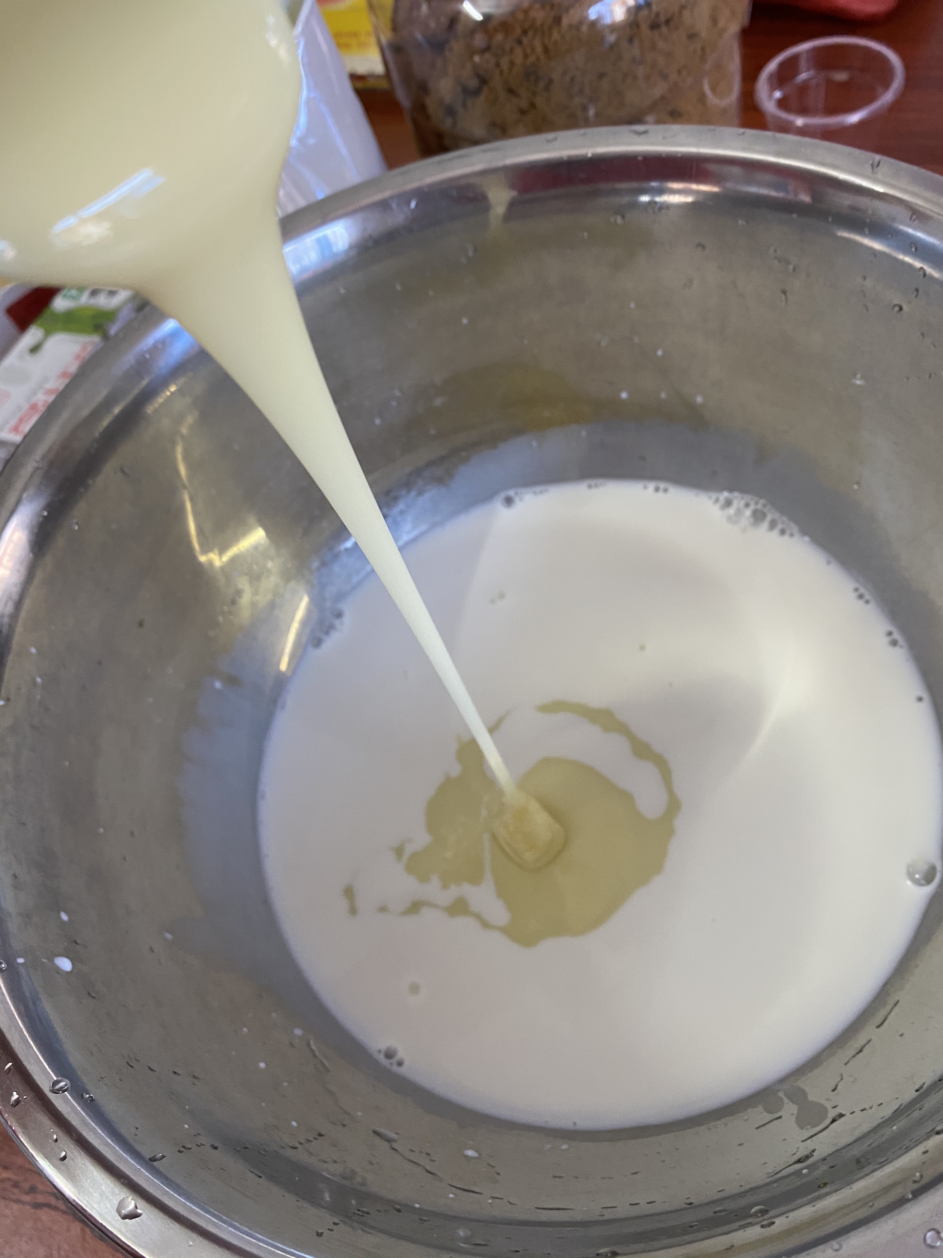 易做又好吃的椰汁千层糕(生熟浆的做法;口感Q弹）的做法 步骤9