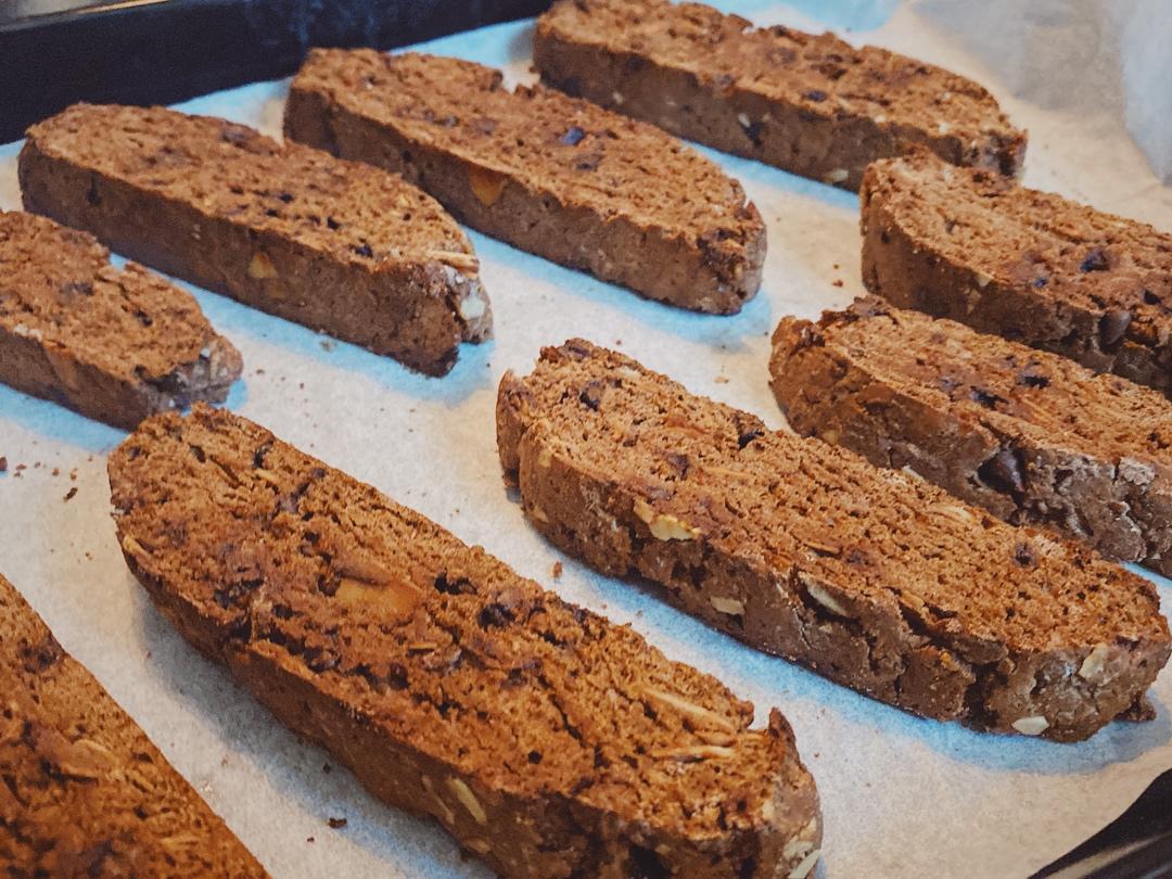 可可坚果意式脆饼