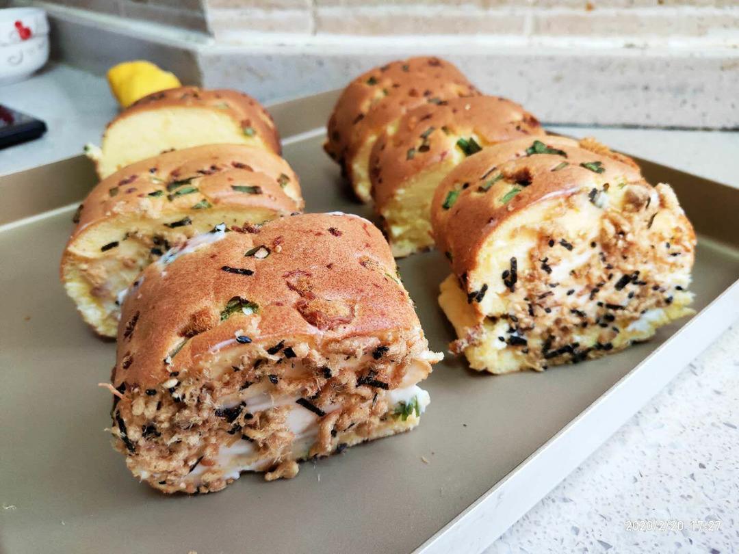 蛋糕卷，肉松蛋糕卷，网红贝贝肉松卷