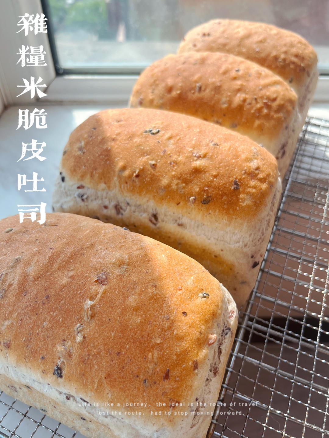 英式脆皮系列--杂粮米脆皮吐司
