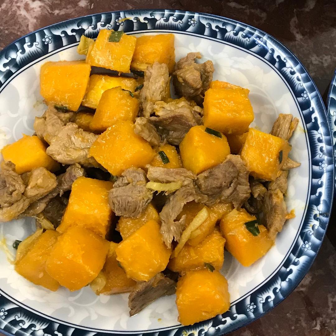 肉炒南瓜