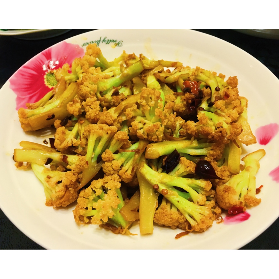 很“浪费”米饭的家常菜之一-------干锅菜花