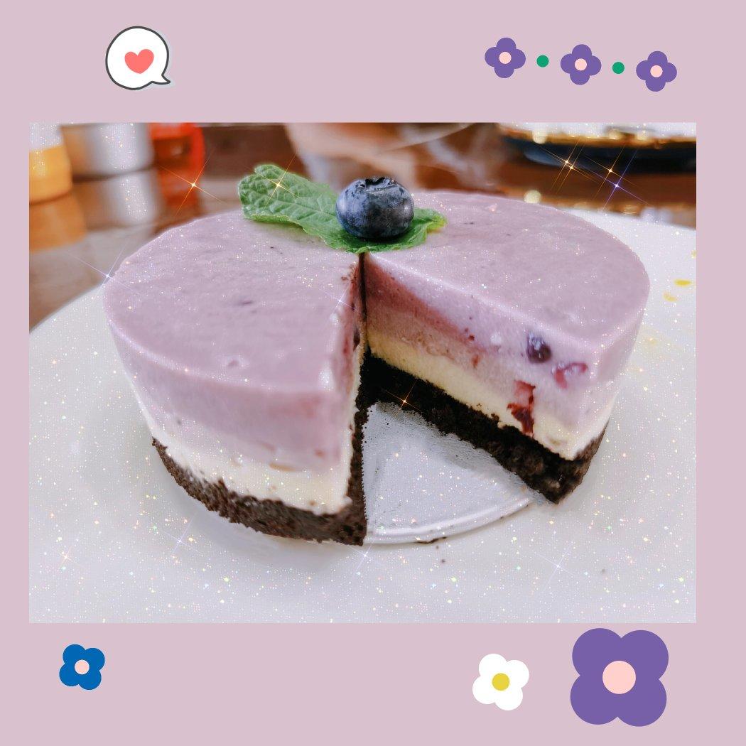 超简单蓝莓冻芝士蛋糕