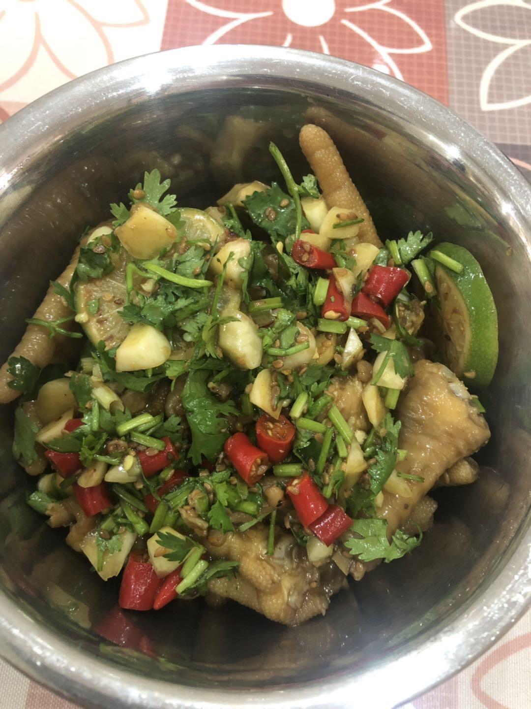 柠檬酸辣鸡爪