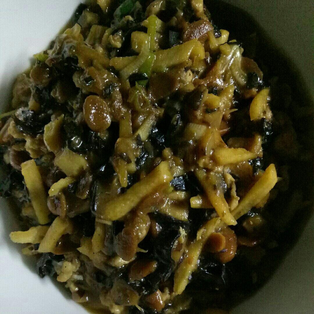 木耳山药杂酱