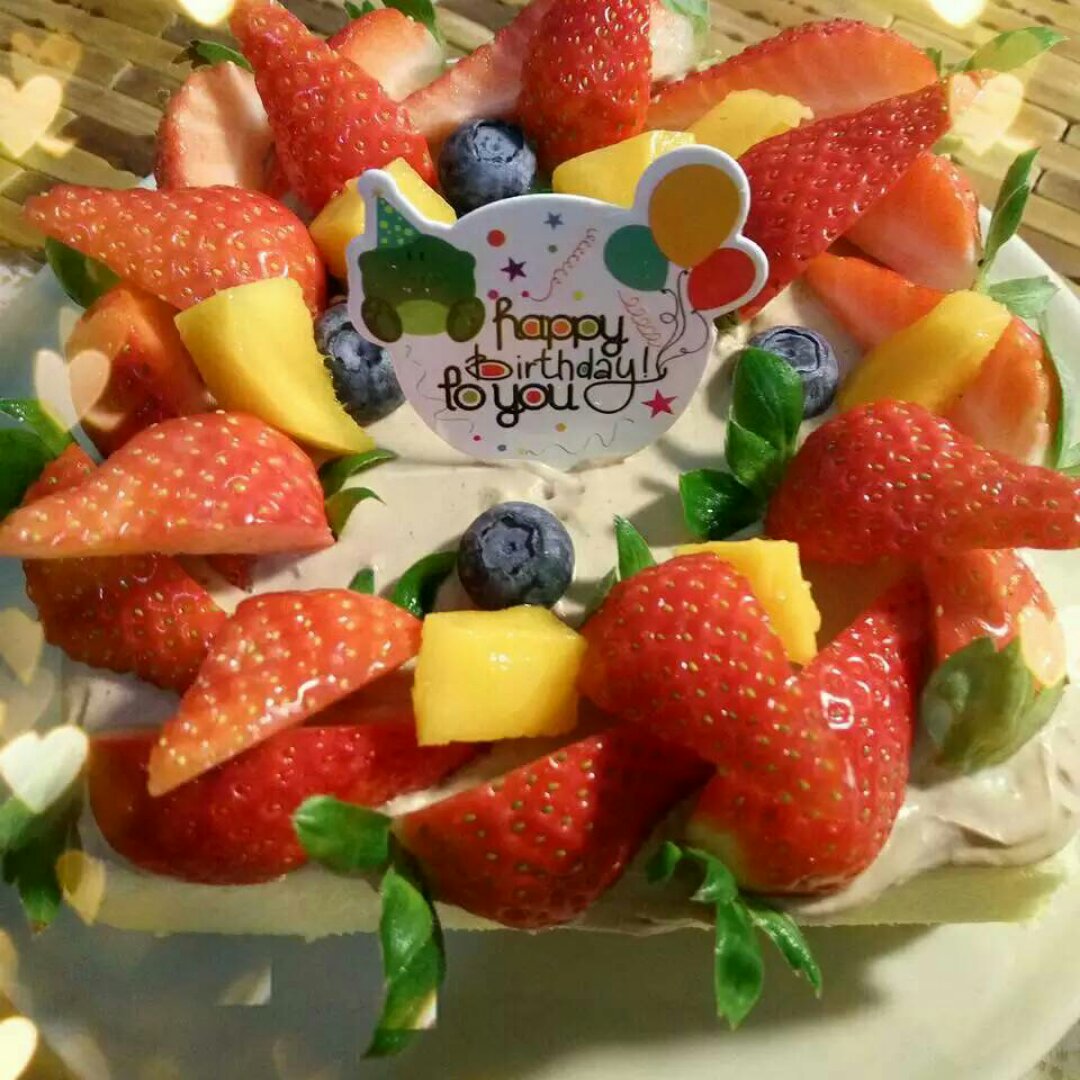 草莓鲜奶油蛋糕