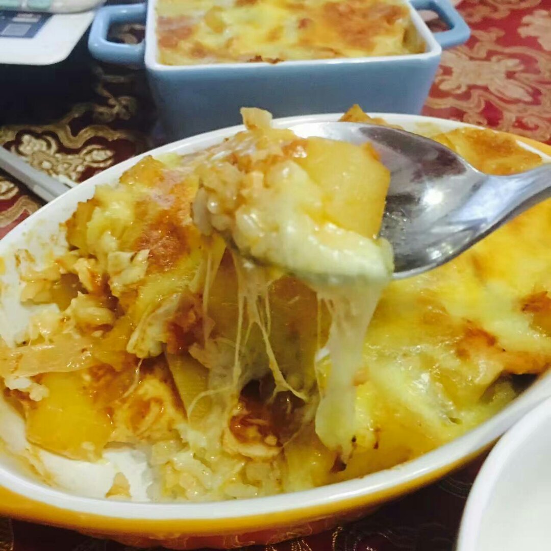 番茄鸡肉浓情焗饭【两人份】