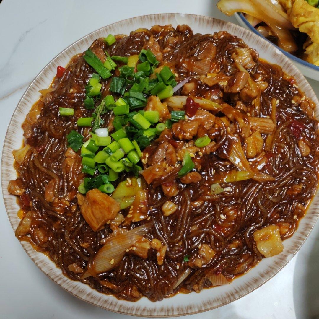 蚂蚁上树(肉末炒粉丝)超下饭‼️十分钟搞定