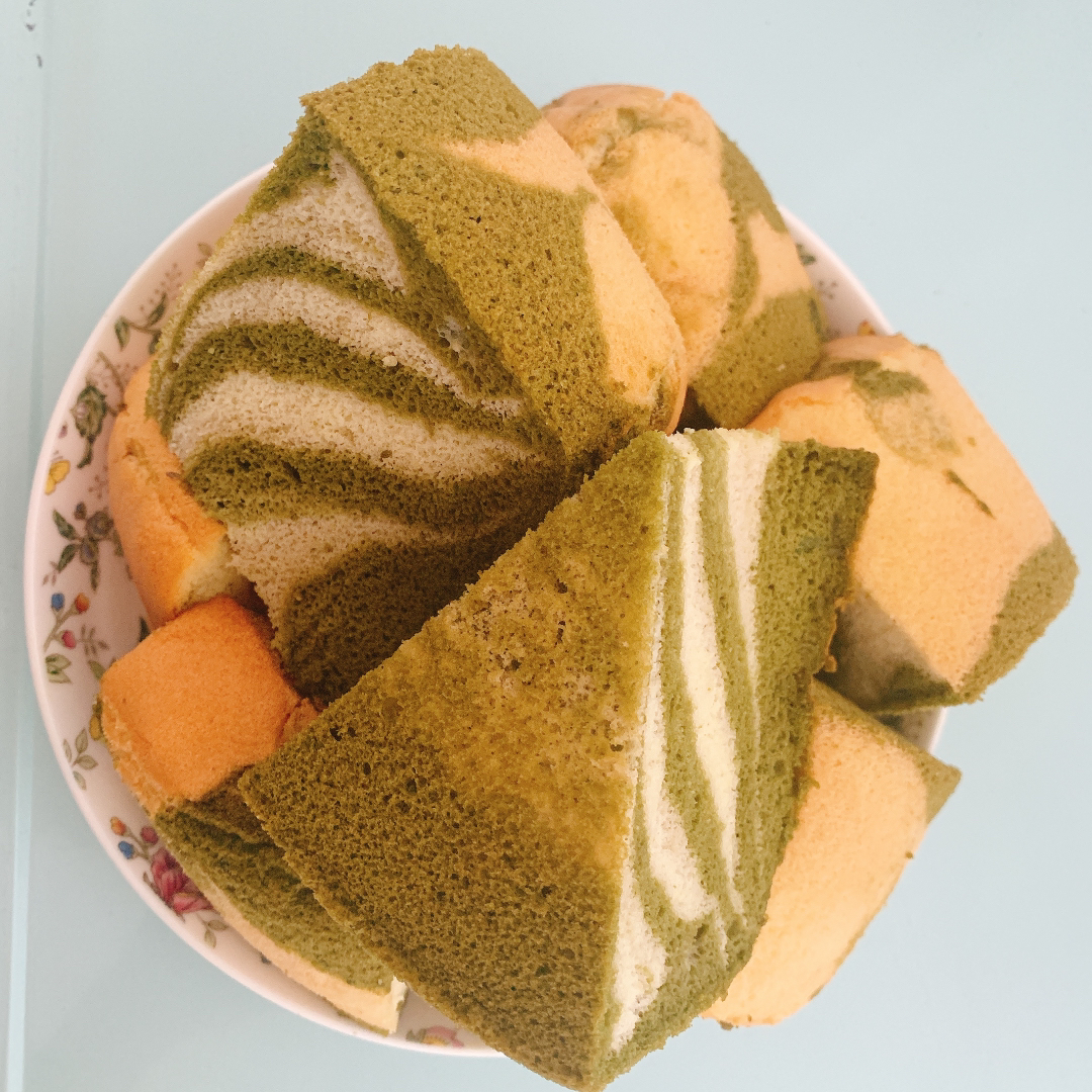 蛋糕【彩色斑马纹之戚风蛋糕】