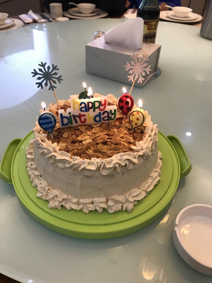 焦糖海盐生日蛋糕