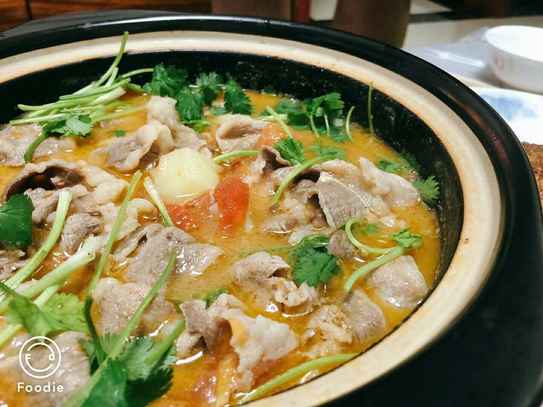 番茄土豆肥牛锅