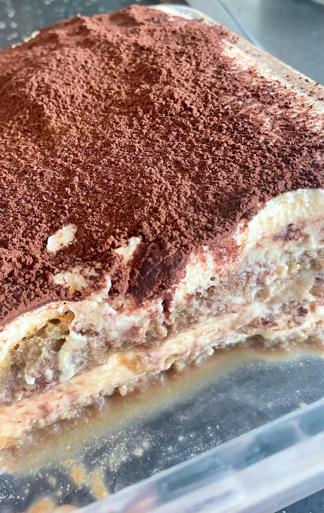 在欧洲学会的经典版提拉米苏