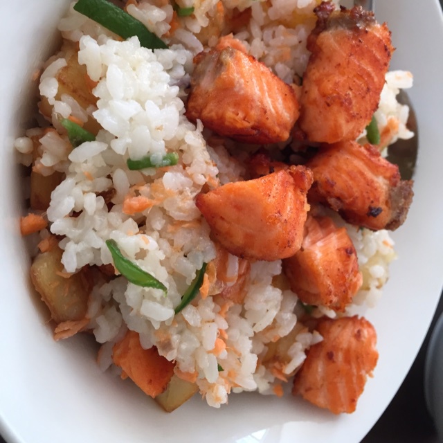 三文鱼炒饭
