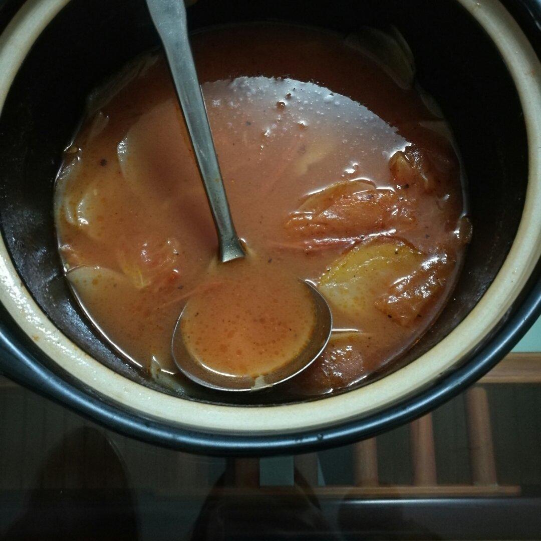 超级浓超好喝的番茄土豆汤