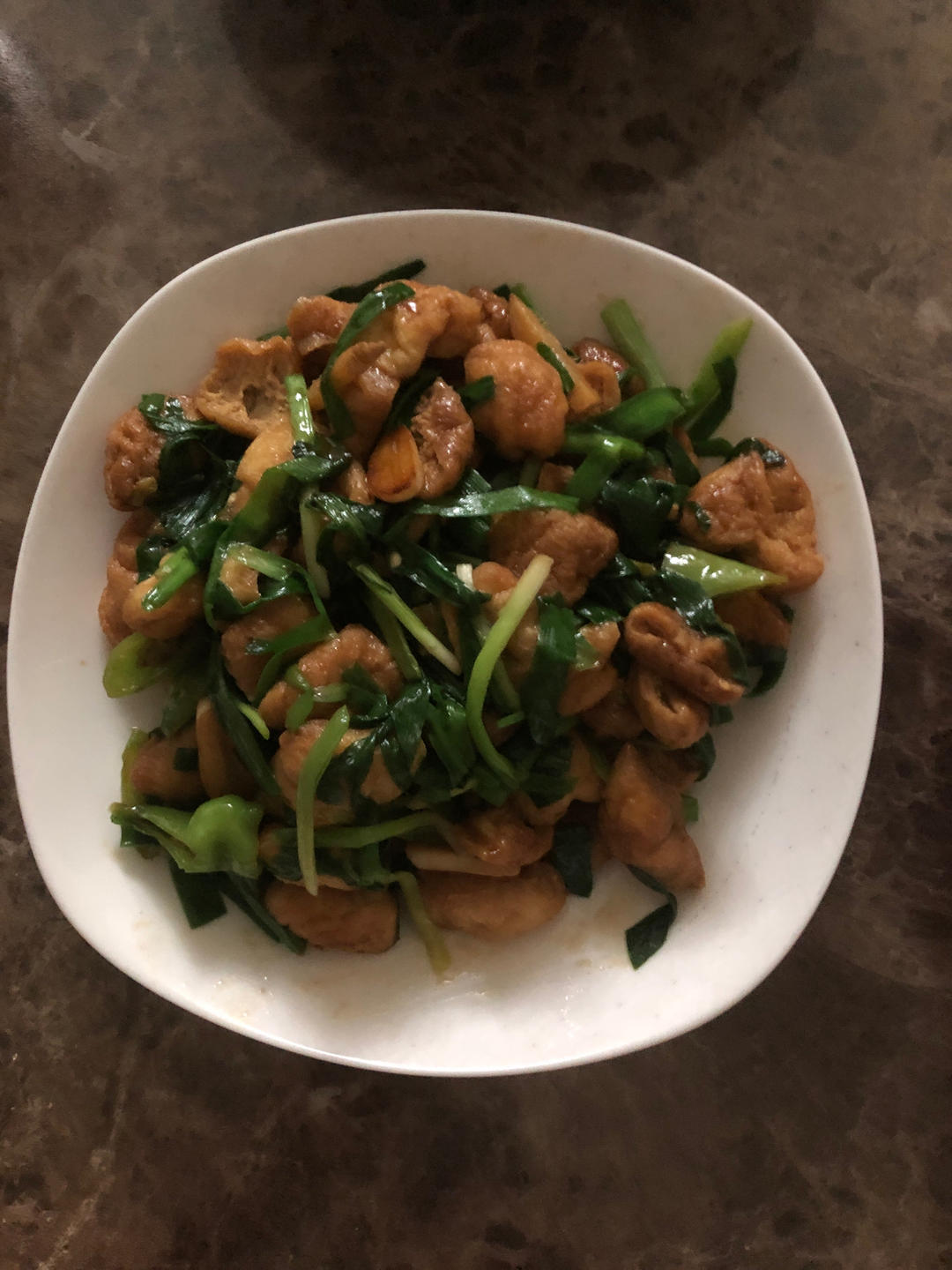 ㊙️🔥家常菜‼️蒜苗油豆腐‼️没有肉也下饭