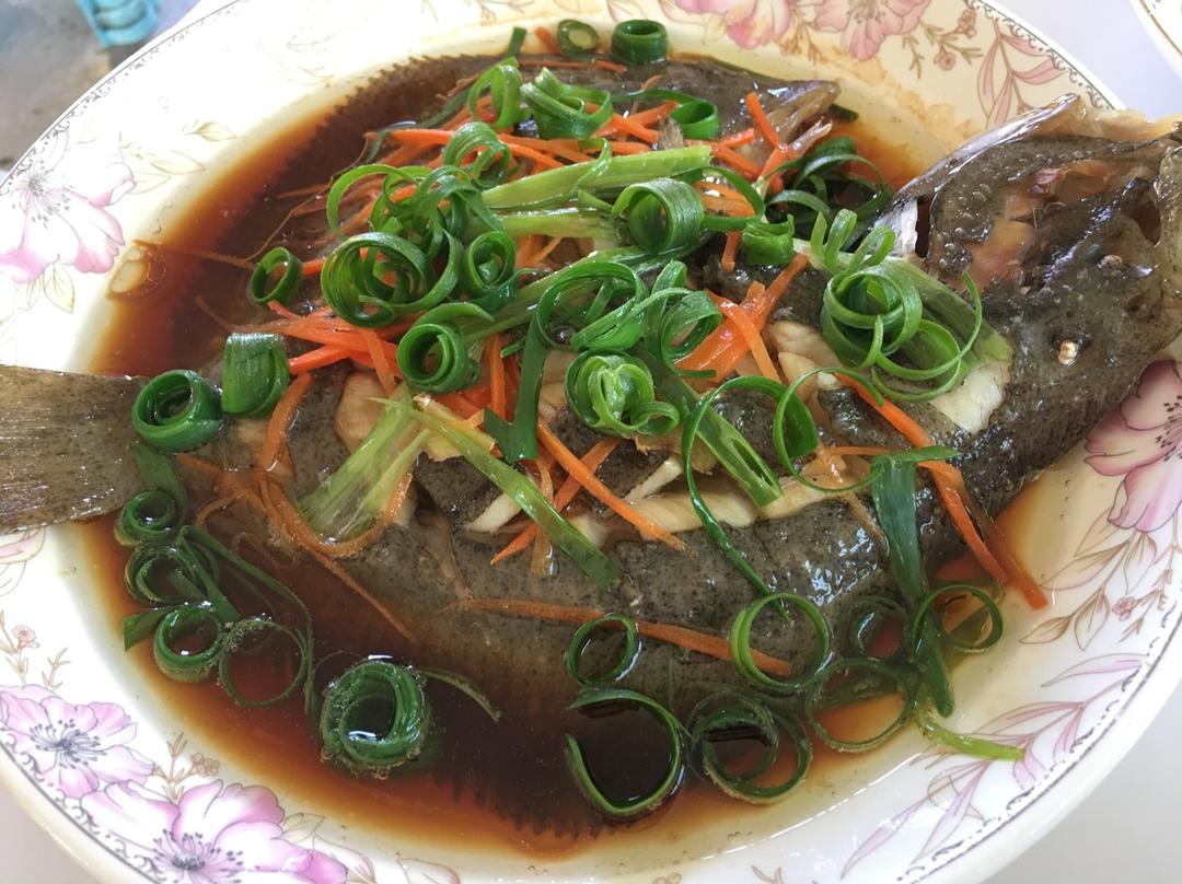 清蒸多宝鱼