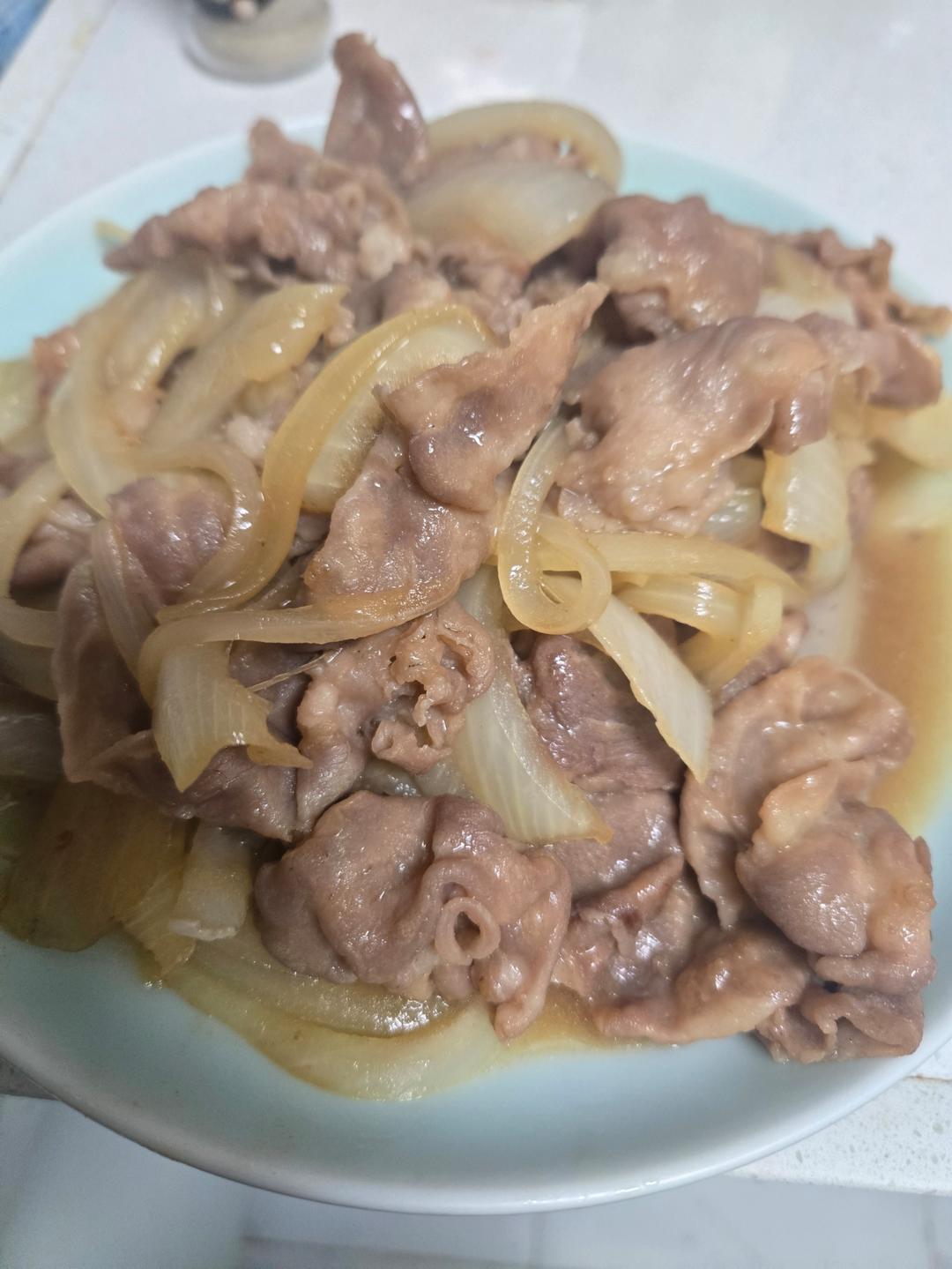 洋葱炒羊肉卷/肥牛