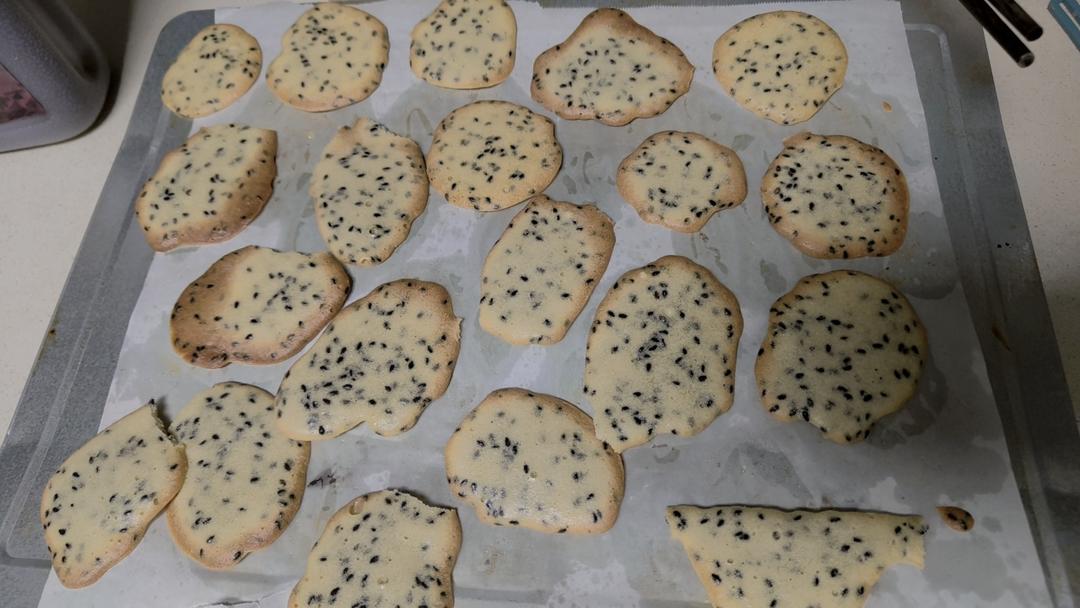 鸡蛋薄脆小饼干🥚（用料少，步骤简单）