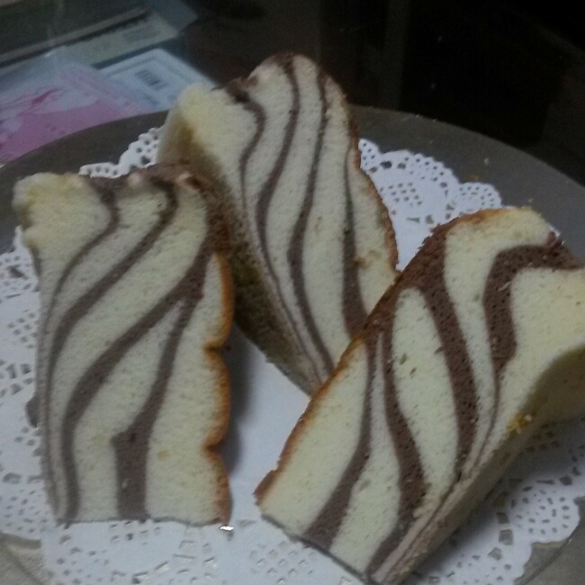 斑马戚风蛋糕