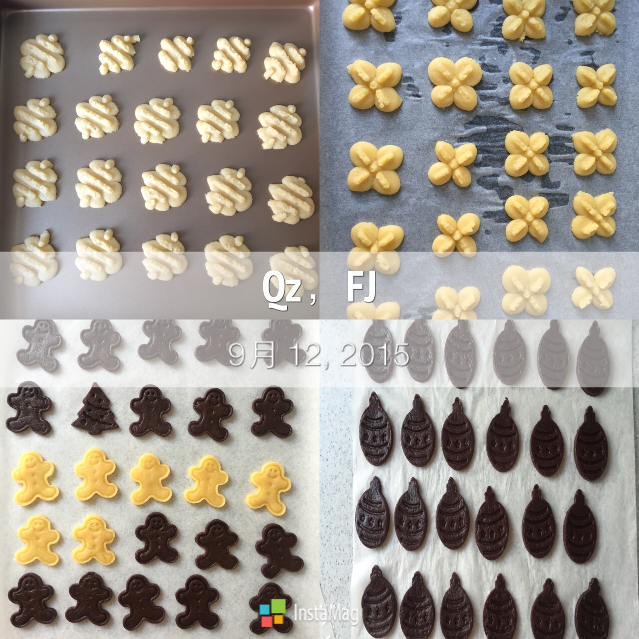 卡通黄油饼干