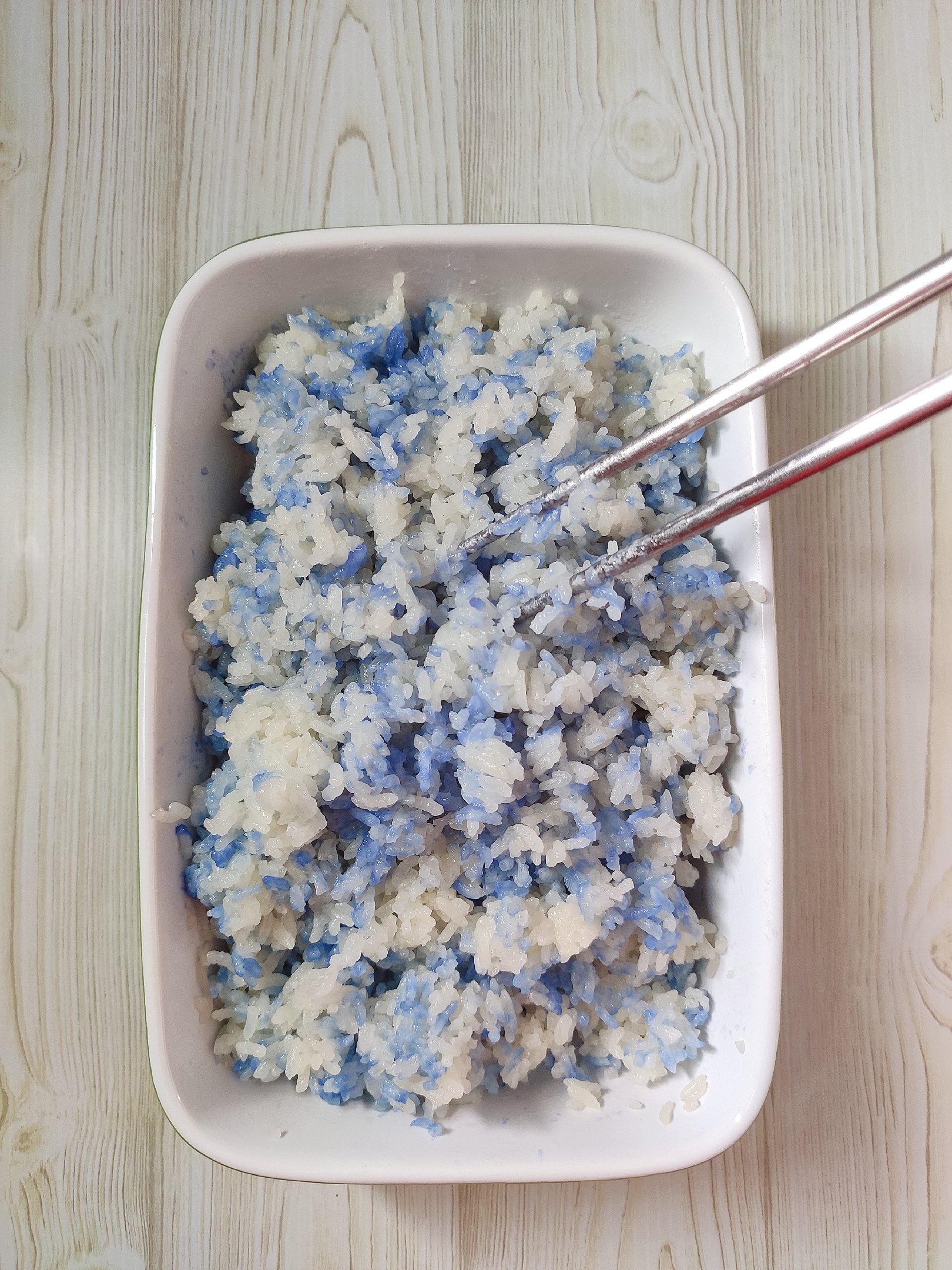 #麦子厨房#美食锅#娘惹蓝花糯米糕的做法 步骤10