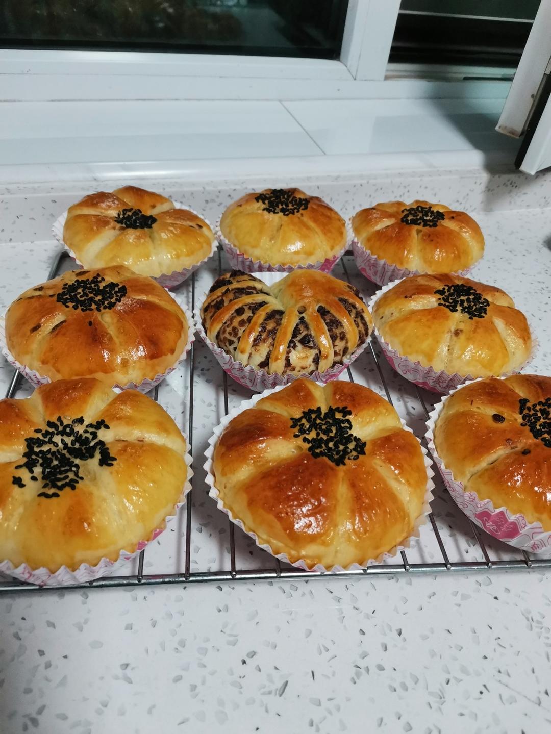豆沙卷面包