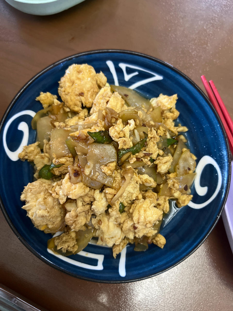 西葫芦炒鸡蛋