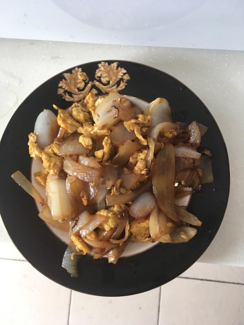 洋葱炒鸡蛋