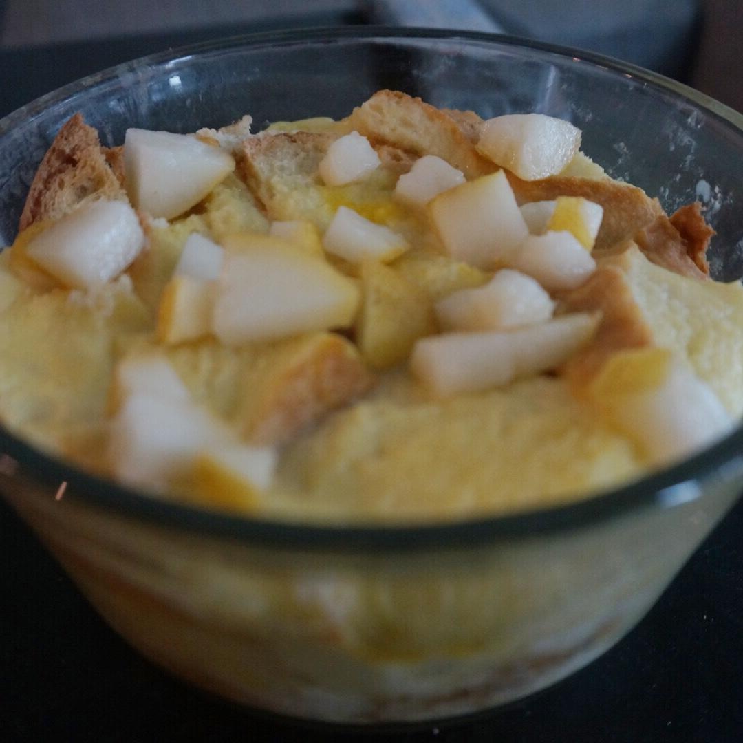 牛奶吐司鸡蛋布丁（失败吐司的归处）