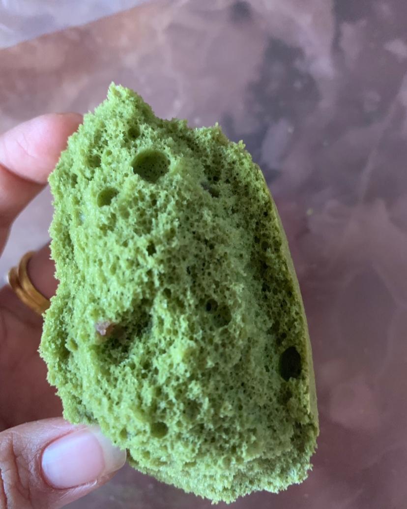 细腻绵软抹茶红豆戚风【附蜜红豆分布均匀小技巧】