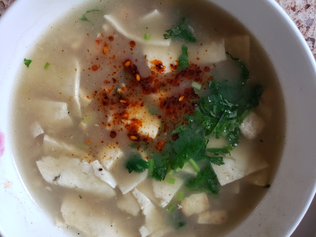 改良洛阳豆腐汤（纯素少油，早餐佳品）的做法