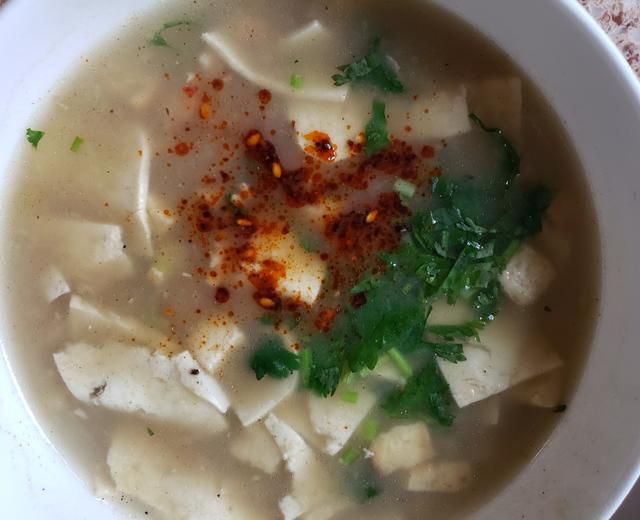 改良洛阳豆腐汤（纯素少油，早餐佳品）