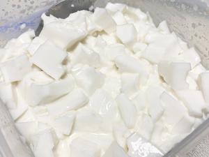 椰子冻🥥椰奶冻/椰蓉小方，椰香味十足（低糖版）的做法 步骤8