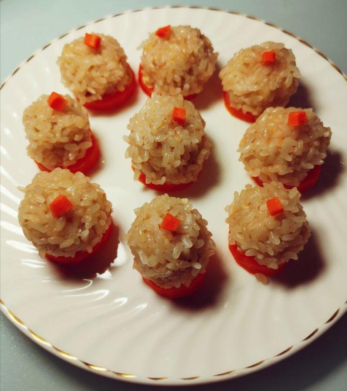 蒸糯米丸子