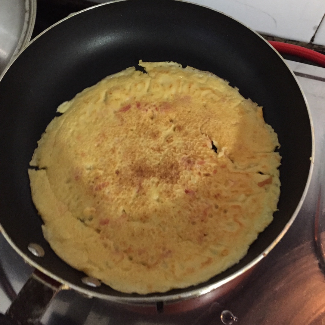 松软香嫩的西红柿鸡蛋饼