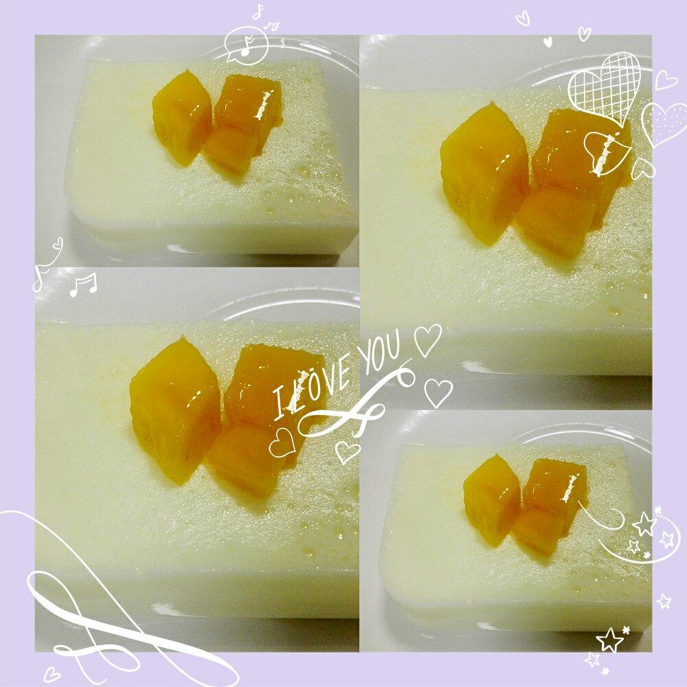 用凉粉做牛奶布丁